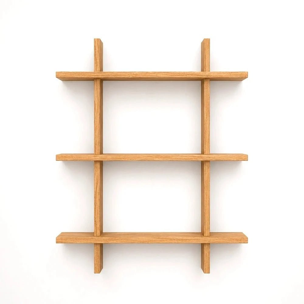 Matrix Solid Oak Wood Shelf - 31.5 x 41 x 0.8 in - Reelken US