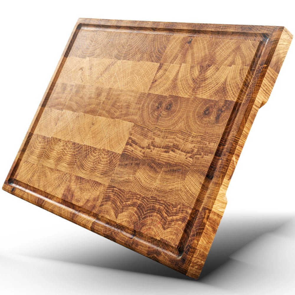 Oak wood cutting board 11.8 x 15.7 x 1 in - Reelken US