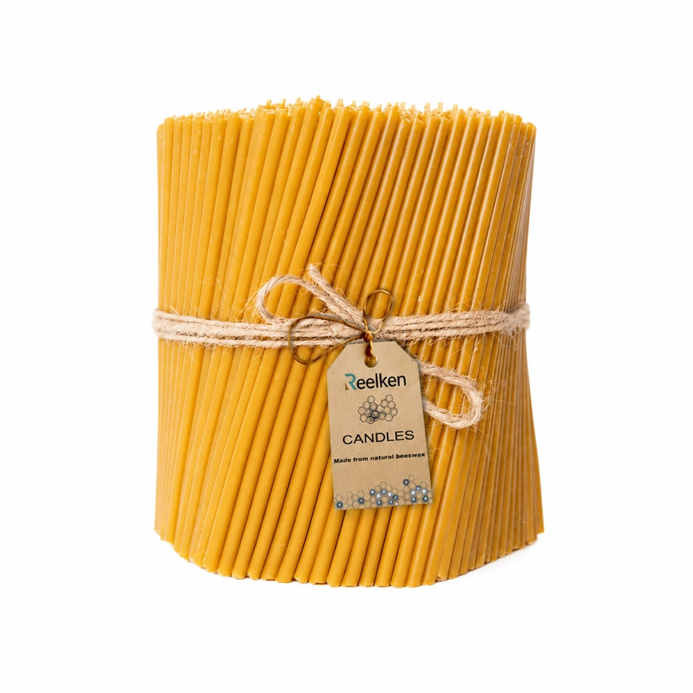 Natural Wax Candles - 7.5x0.24 in