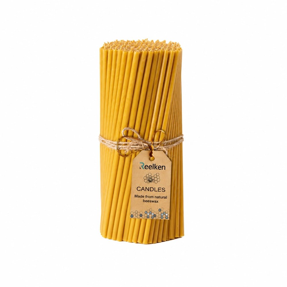 Natural Wax Candles – 9.8x0.27 in - Reelken US
