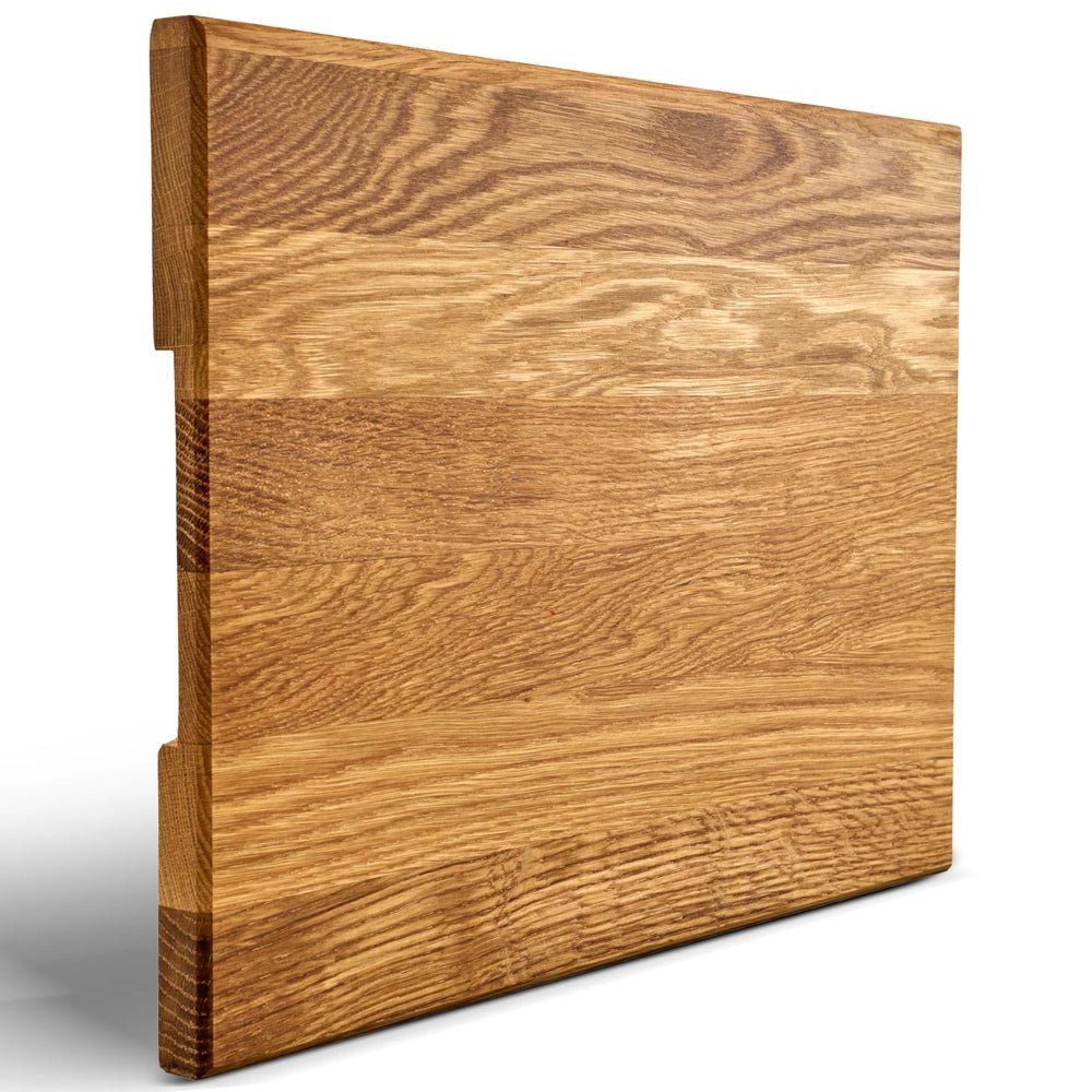 Professional oak wood cutting board 11.8 x 7.9 x 0.8 in - Reelken US
