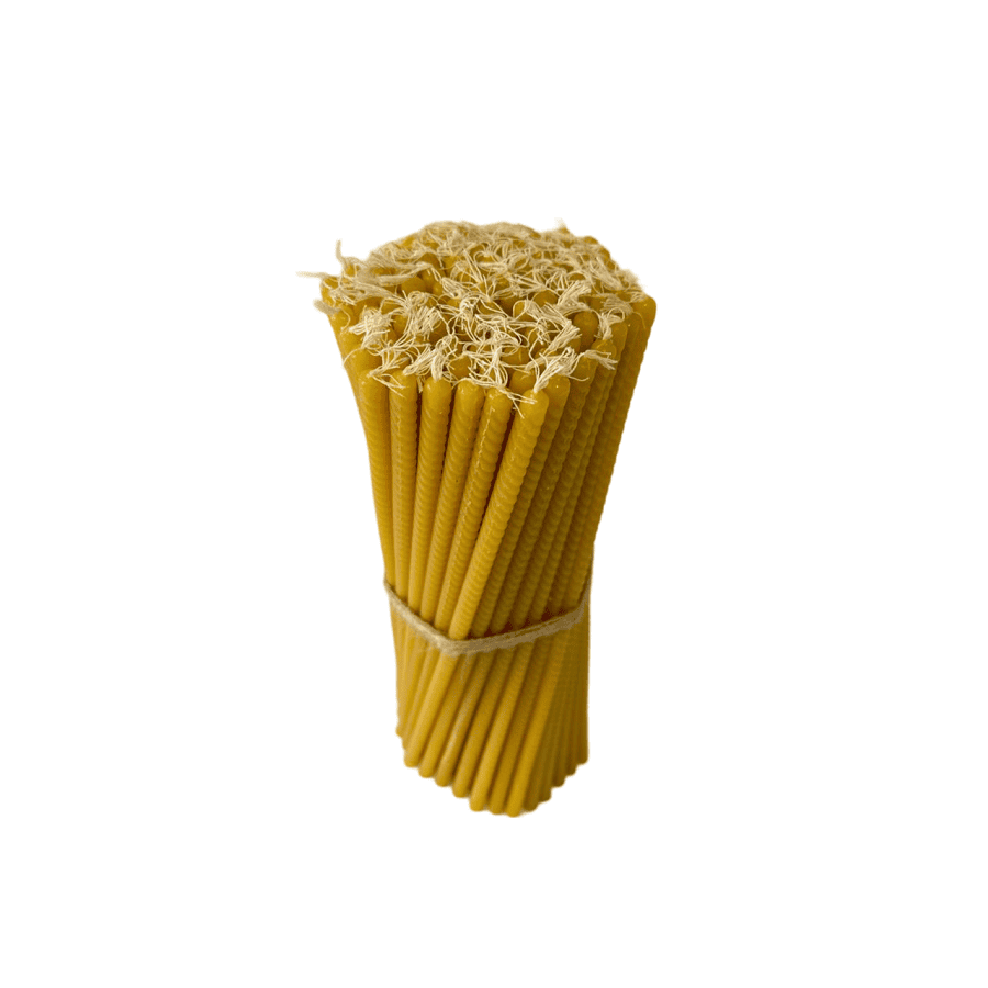 Twisted Natural Wax Candles - Set of 102 Pieces - Reelken US
